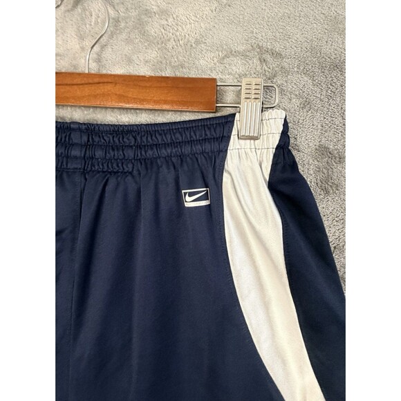 Nike Basketball Shorts Mens M Navy Blue Athletic Performance Training Swoosh - Picture 5 of 10